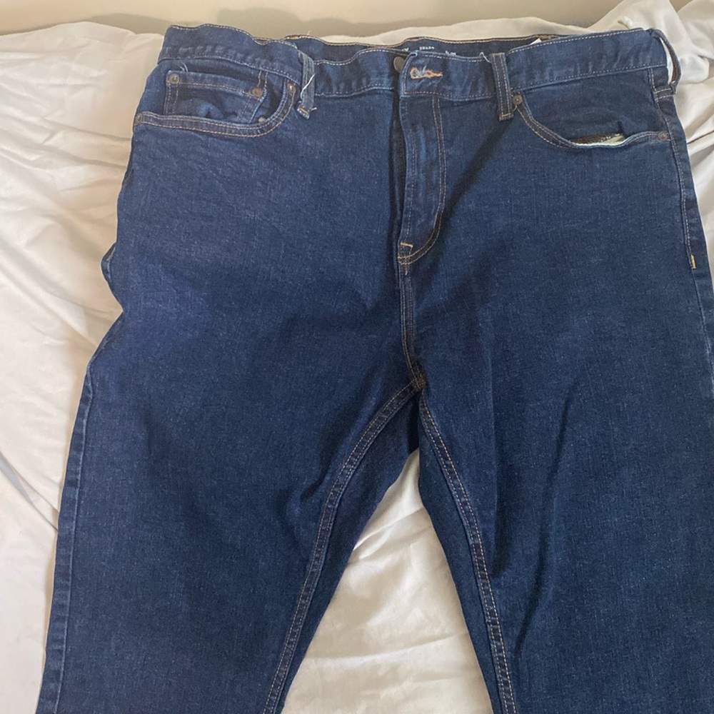 Old navy 38x34 men's jeans dark washed